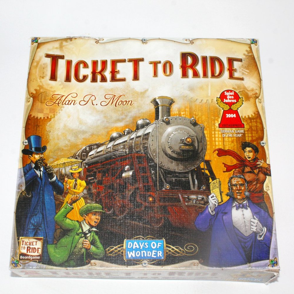Ticket to Ride Train Adventure Board Game Strategy Days Of Wonder Alan R Moon